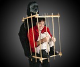Caged Animal Gorilla Costume