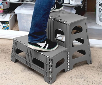 Fold-Flat 2-Step Stool Fold-Flat 2-Step Stool
