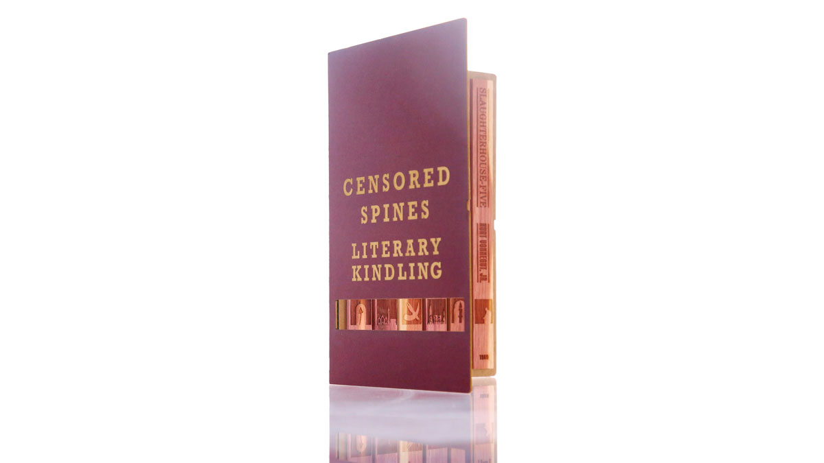 Censored Spines: Literary Kindling Censored Spines: Literary Kindling