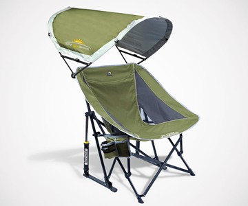 GCI Outdoor Pod Rocker Chair with SunShade GCI Outdoor Pod Rocker Chair with SunShade
