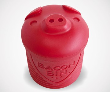 Bacon Bin Grease Strainer & Holder Bacon Bin Grease Strainer & Holder