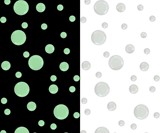 3D Domed Glow in the Dark Star Dots