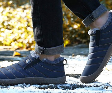 Fur-Lined Winter Slipper Boots Fur-Lined Winter Slipper Boots