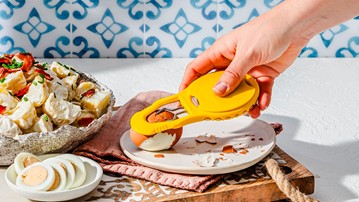 Eggler Egg Cracker, Peeler & Slicer Eggler Egg Cracker, Peeler & Slicer