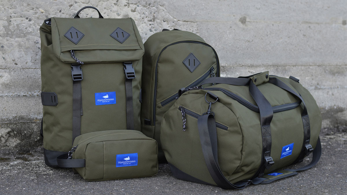 Alpine Division Green Ripstop Bag Collection