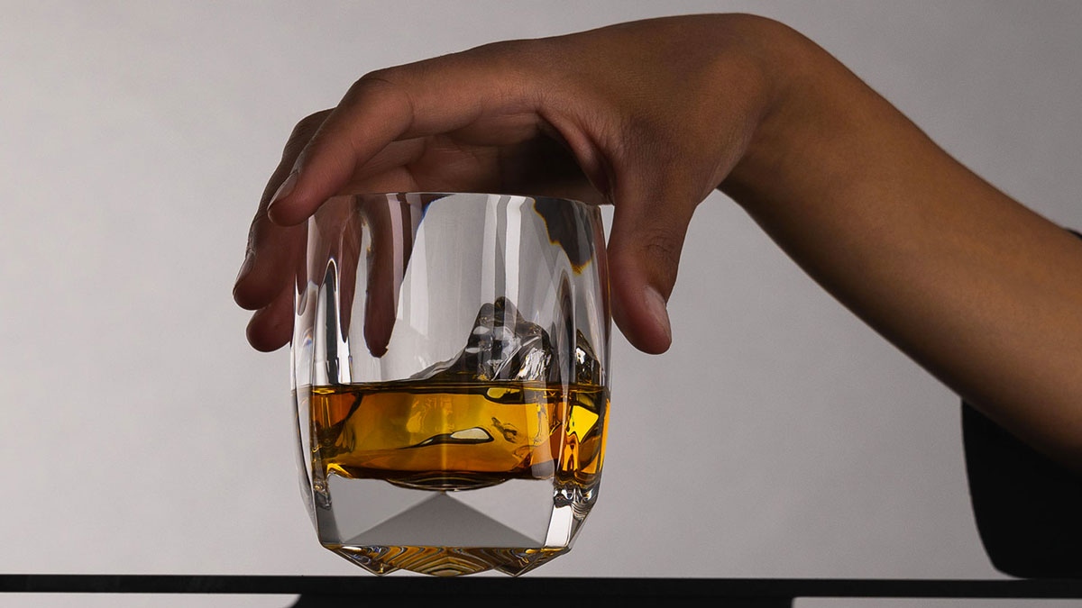 Rauk Heavy Tumbler - Crystal Whiskey Glass