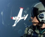 Fighter Pilot Aerial View from Marchetti Window