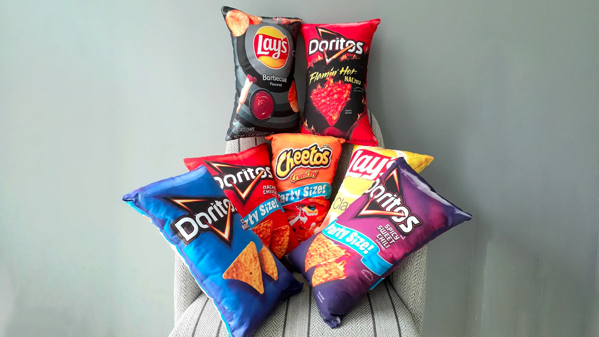 Bag of Chips Pillows Bag of Chips Pillows