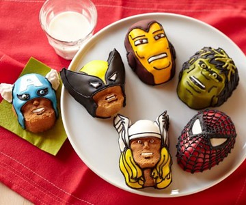 Marvel Superhero Brownie Pan