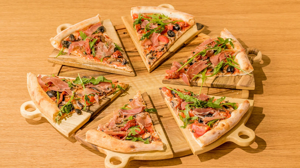Pizza Slice Serving Board Pizza Slice Serving Board
