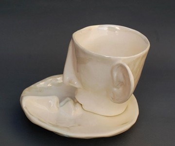 The Kiss Teacup & Saucer The Kiss Teacup & Saucer