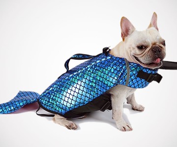 Mermaid Dog Life Vest Mermaid Dog Life Vest