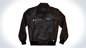 Henry Winkler "The Fonz" Happy Days Signed Faux Leather Jacket Henry Winkler "The Fonz" Happy Days Signed Faux Leather Jacket