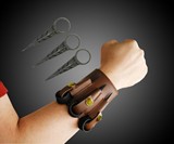 Triple Throwing Spike Bracelet