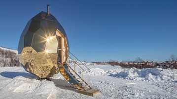 Solar Egg - The Golden Egg Sauna Solar Egg - The Golden Egg Sauna