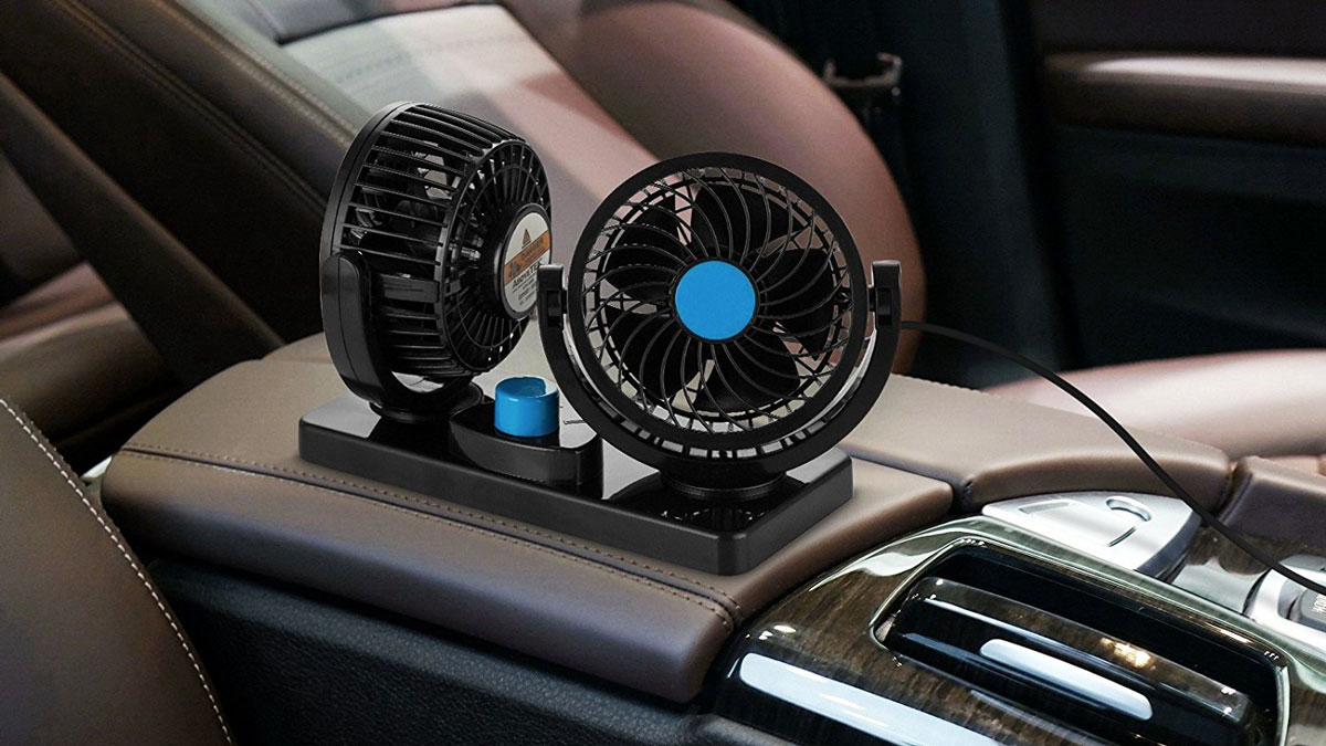 Dual Head Car Fan Dual Head Car Fan