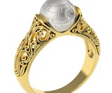 Death Star Engagement Ring