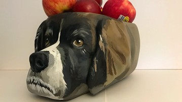 Your Dog's Face Fruit Bowls & Planters