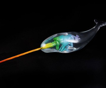 Unicorn in a Narwhal Sculpture Unicorn in a Narwhal Sculpture
