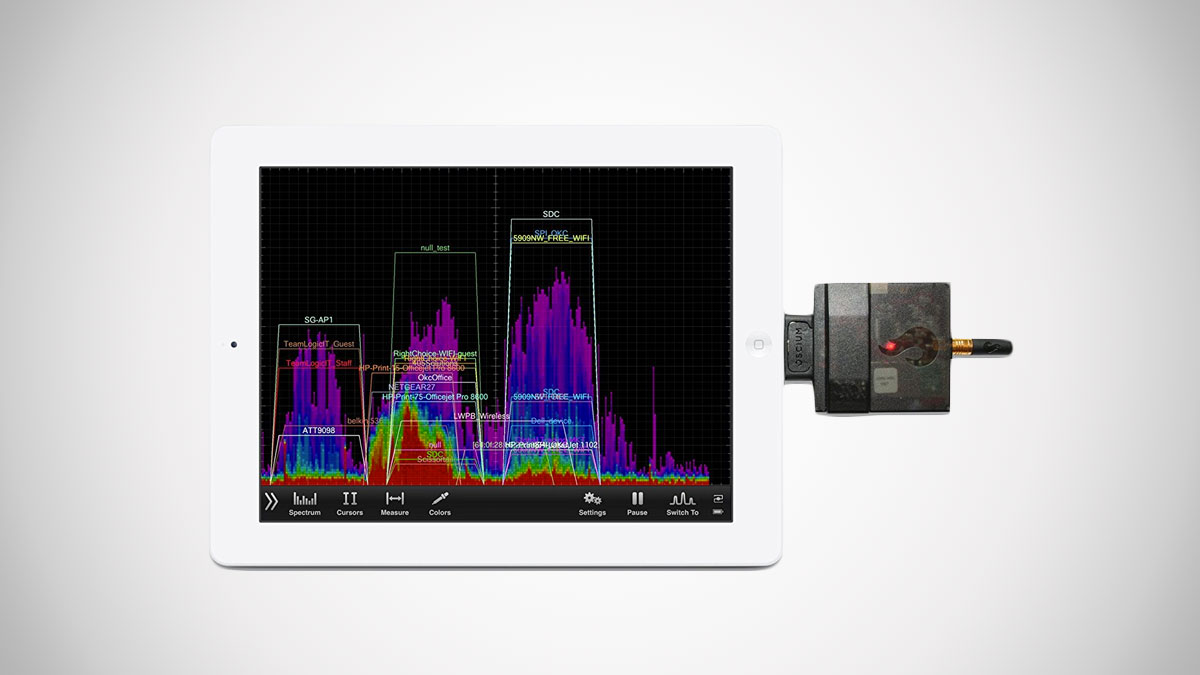 WiPry-Pro 2.4 GHz iOS Spectrum Analyzer WiPry-Pro 2.4 GHz iOS Spectrum Analyzer