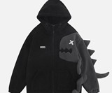 Dinosaur Sherpa Coat