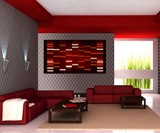 DNA Portrait Modern Living Room
