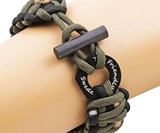 Friendly Swede Paracord Bracelet with Fire Starter