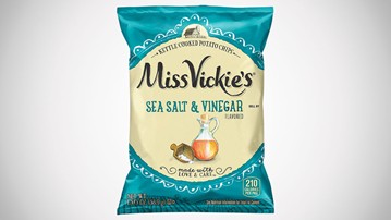 Miss Vickie's Sea Salt & Vinegar Kettle Cooked Potato Chips Miss Vickie's Sea Salt & Vinegar Kettle Cooked Potato Chips