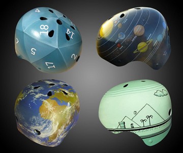 Belle Handpainted Bike Helmets Belle Handpainted Bike Helmets