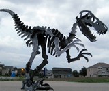 Giant Steel Velociraptor Puzzle