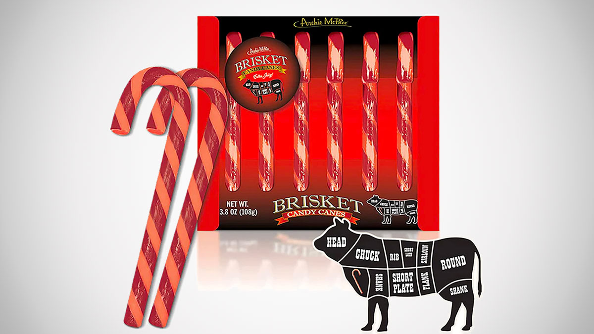 Brisket Candy Canes