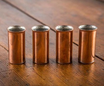 Pure Copper Old West Shot Glasses Pure Copper Old West Shot Glasses