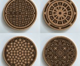 RethinkTANK City Manhole Cover Coasters & Trivets