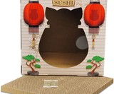 DoyenCat Sushi Chef FunBox with Scratching Board