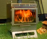 Dweller-Ti Wood Stove - Titanium Outdoor Fireplace