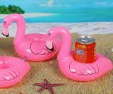 Inflatable Pink Flamingo Coasters