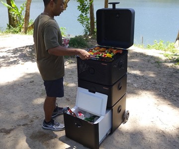STCKBLS Stackable & Expandable BBQ Grill System STCKBLS Stackable & Expandable BBQ Grill System