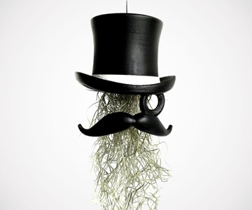 Top Hat, Monocle & Mustache Planter Top Hat, Monocle & Mustache Planter