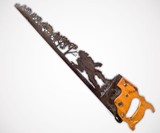 Metal Handsaw Art