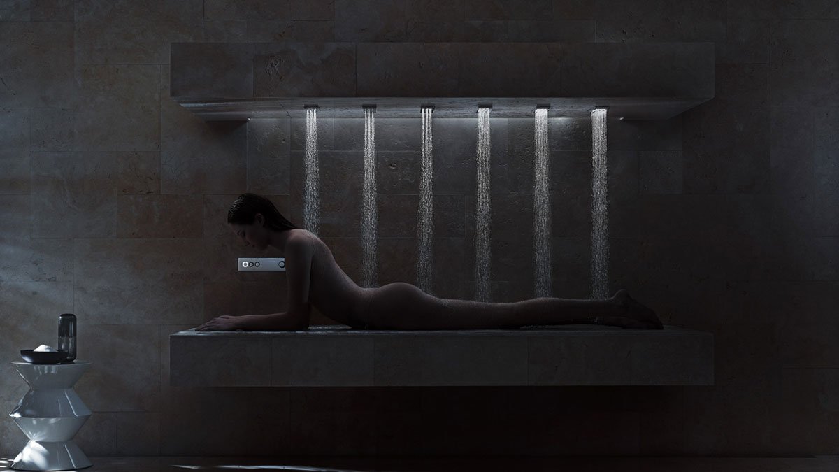 The Horizontal Shower The Horizontal Shower