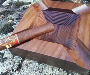Handmade Walnut Cigar Ashtrays