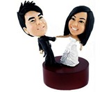 Your Face Dancing Wedding Cake Topper