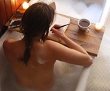 Wood Tub Caddy