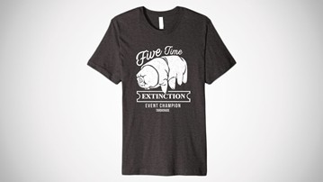 Five Time Extinction Champ T-Shirt Five Time Extinction Champ T-Shirt