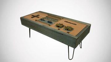 Steampunk Nintendo Controller Coffee Table Steampunk Nintendo Controller Coffee Table