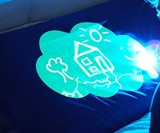 Glow Sketch Interactive Glow in The Dark Pillowcase