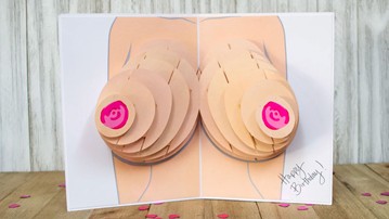 Dirty Pop Adult Pop Up Greeting Cards