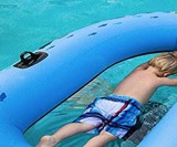 Clear Bottom Inflatable Raft