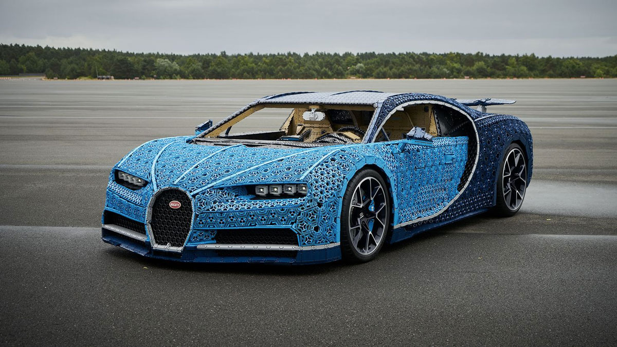 Drivable 1:1 LEGO Technic Bugatti Chiron Drivable 1:1 LEGO Technic Bugatti Chiron