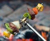 The Frank Crank Campfire Rotisserie Roasting Stick